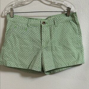 GAP Green Geometric Women's Shorts